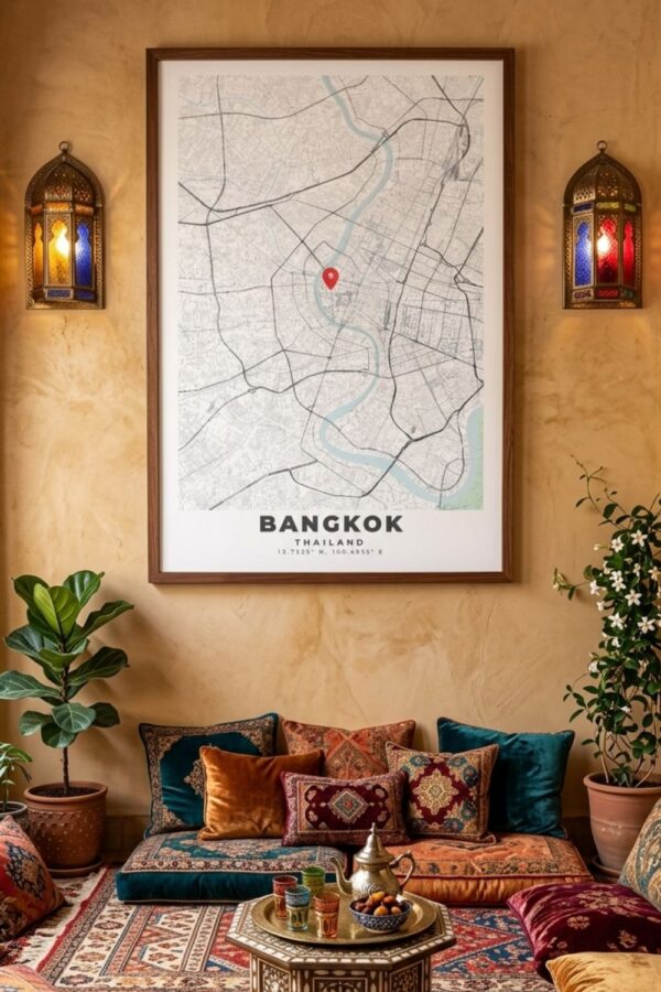 BANGKOK City Map Poster