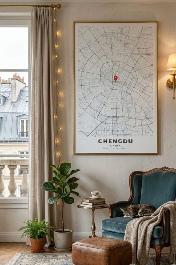 CHENGDU City Map Poster