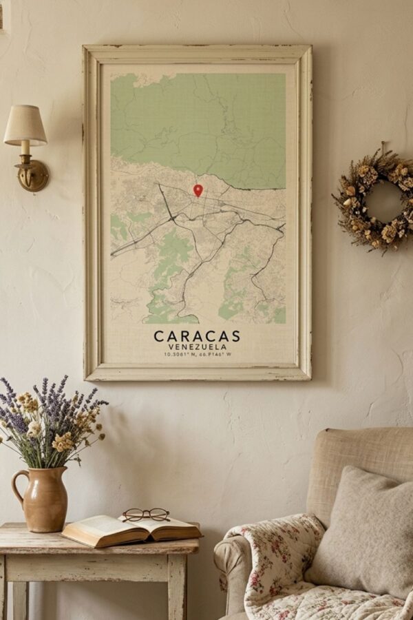 Caracas_map_wall_poster