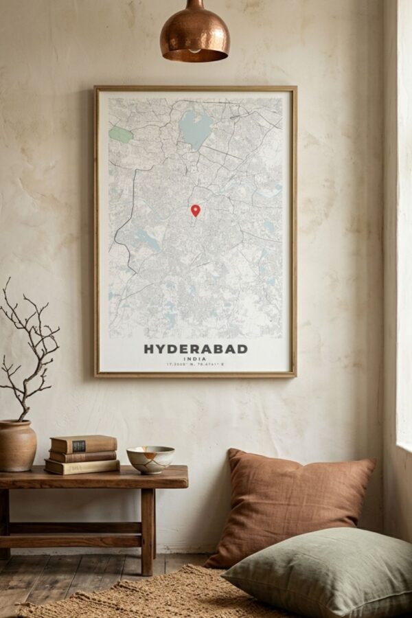 HYDERABAD City Map Poster