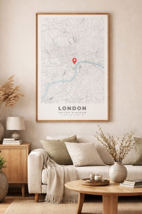 LONDON City Map Poster