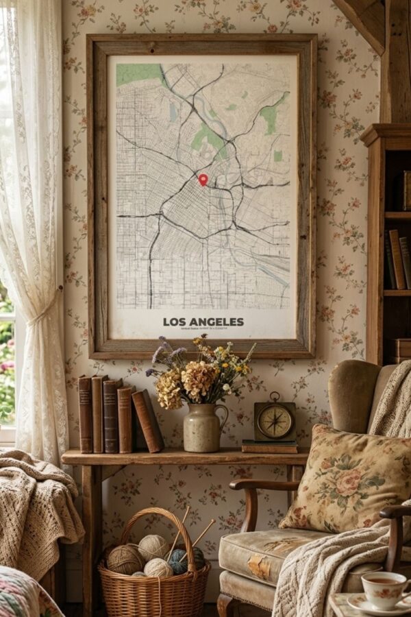 LOS_ANGELES_map_wall_poster