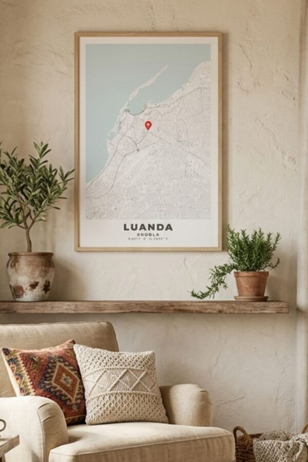 LUANDA City Map Poster