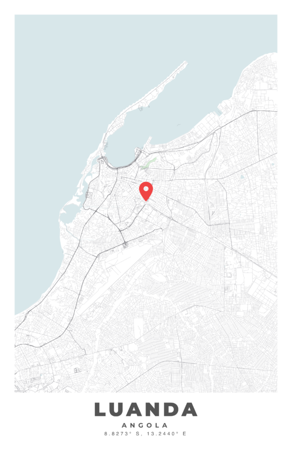 LUANDA City Map Poster