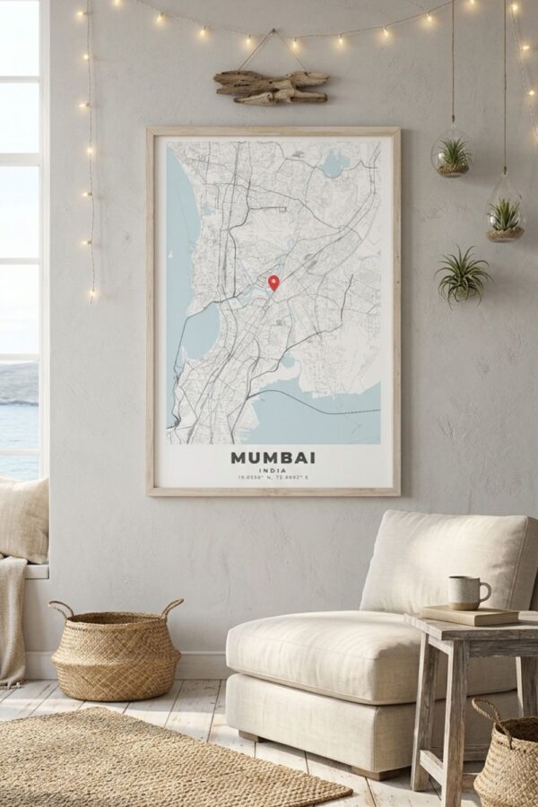 MUMBAI City Map Poster