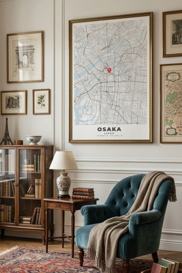 OSAKA City Map Poster