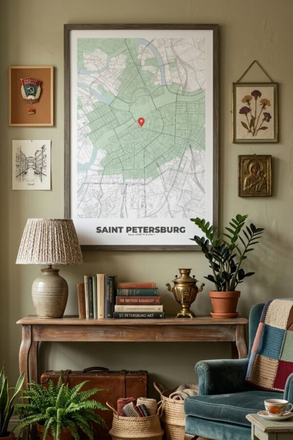 SAINT PETERSBURG City Map Poster