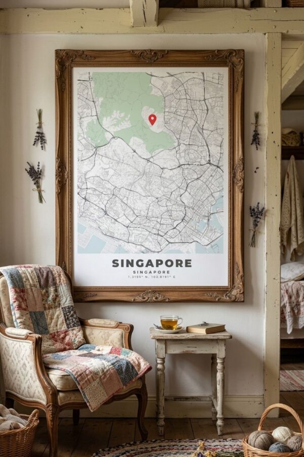 SINGAPORE City Map Poster