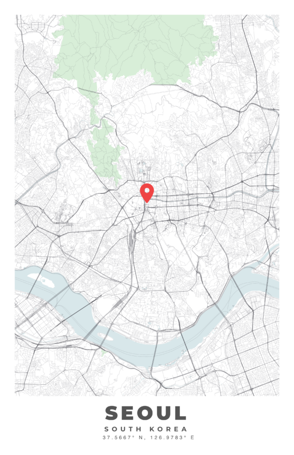 SEOUL City Map Poster