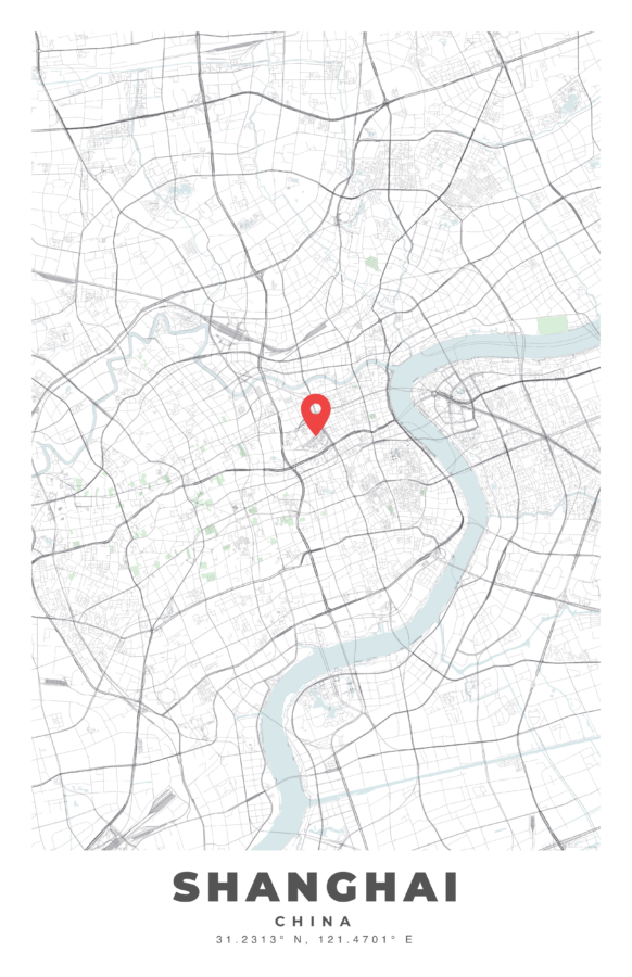 SHANGHAI City Map Poster