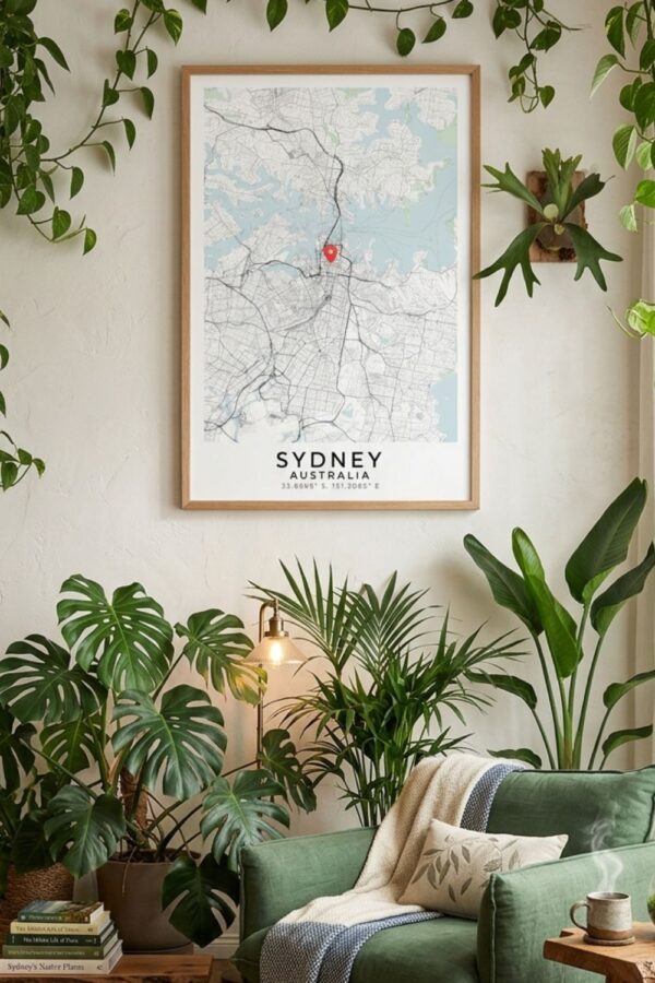 Sydney City Map Poster