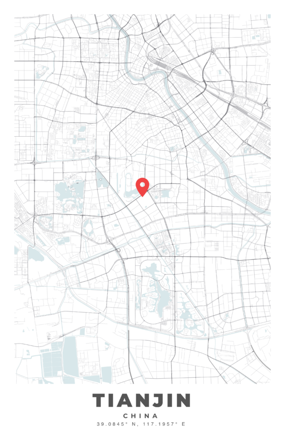 TIANJIN City Map Poster